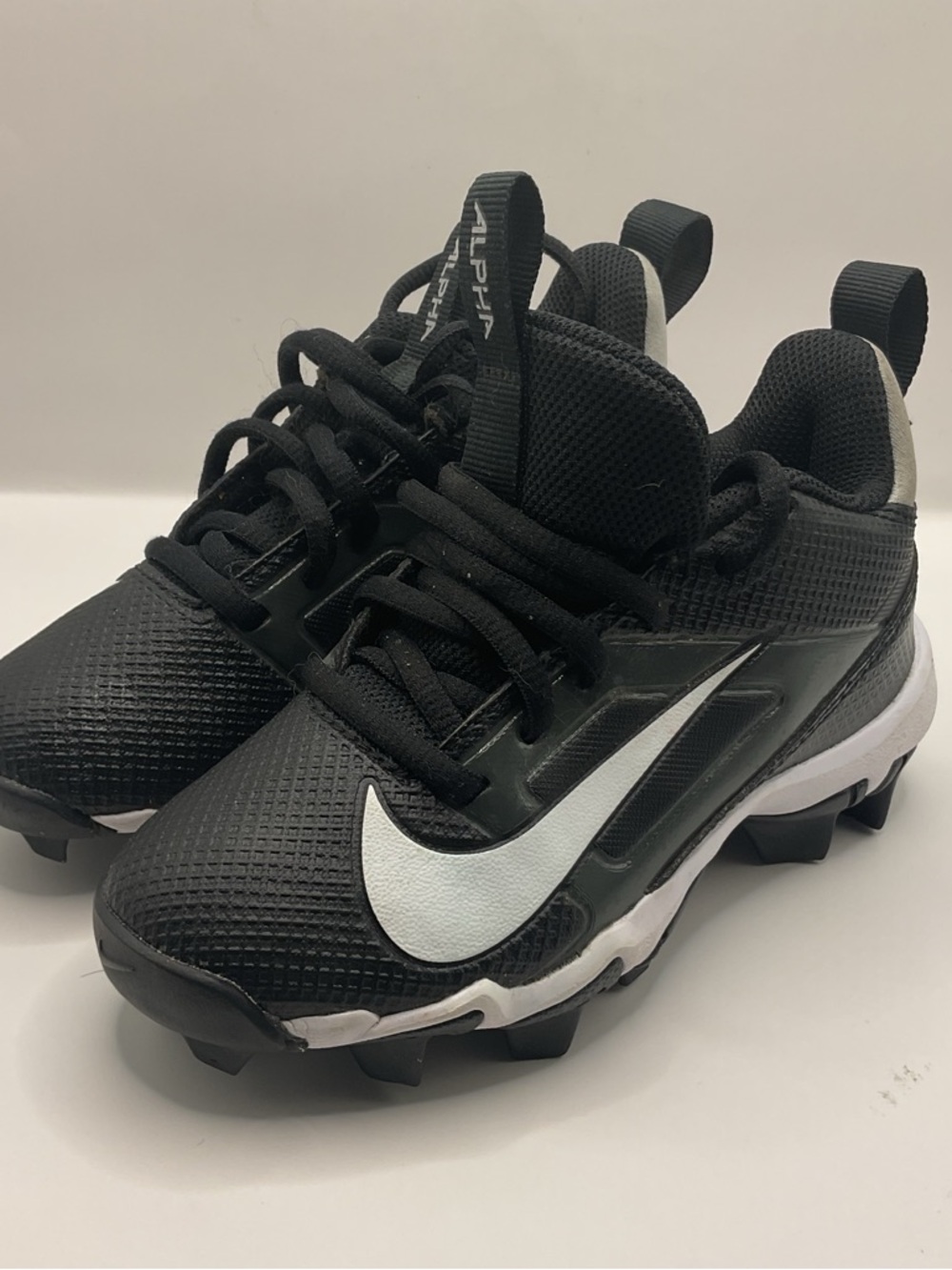 Nike Alpha Menace 4 Shark Football Cleat Size 11c FQ4012-001 Sport